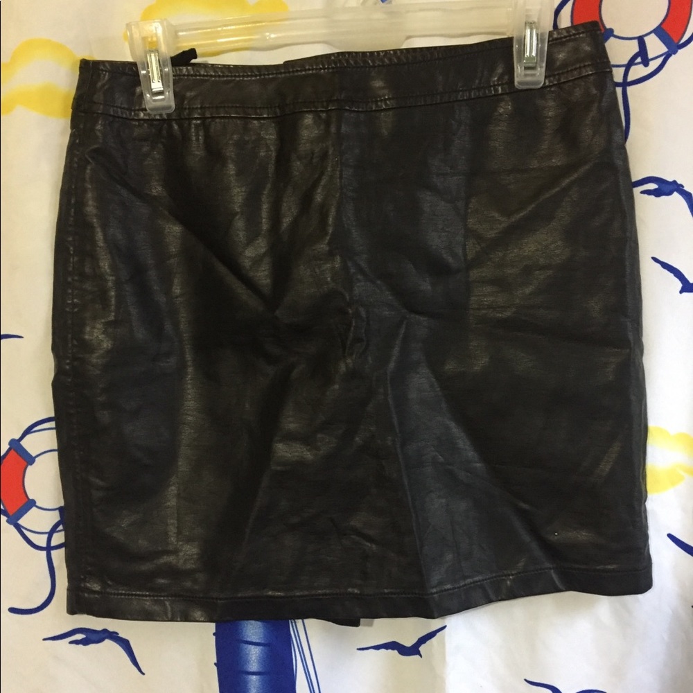 Solitaire Faux Leather Pants Sz